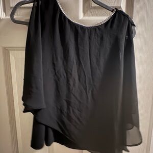 Elegant Black Women's Top